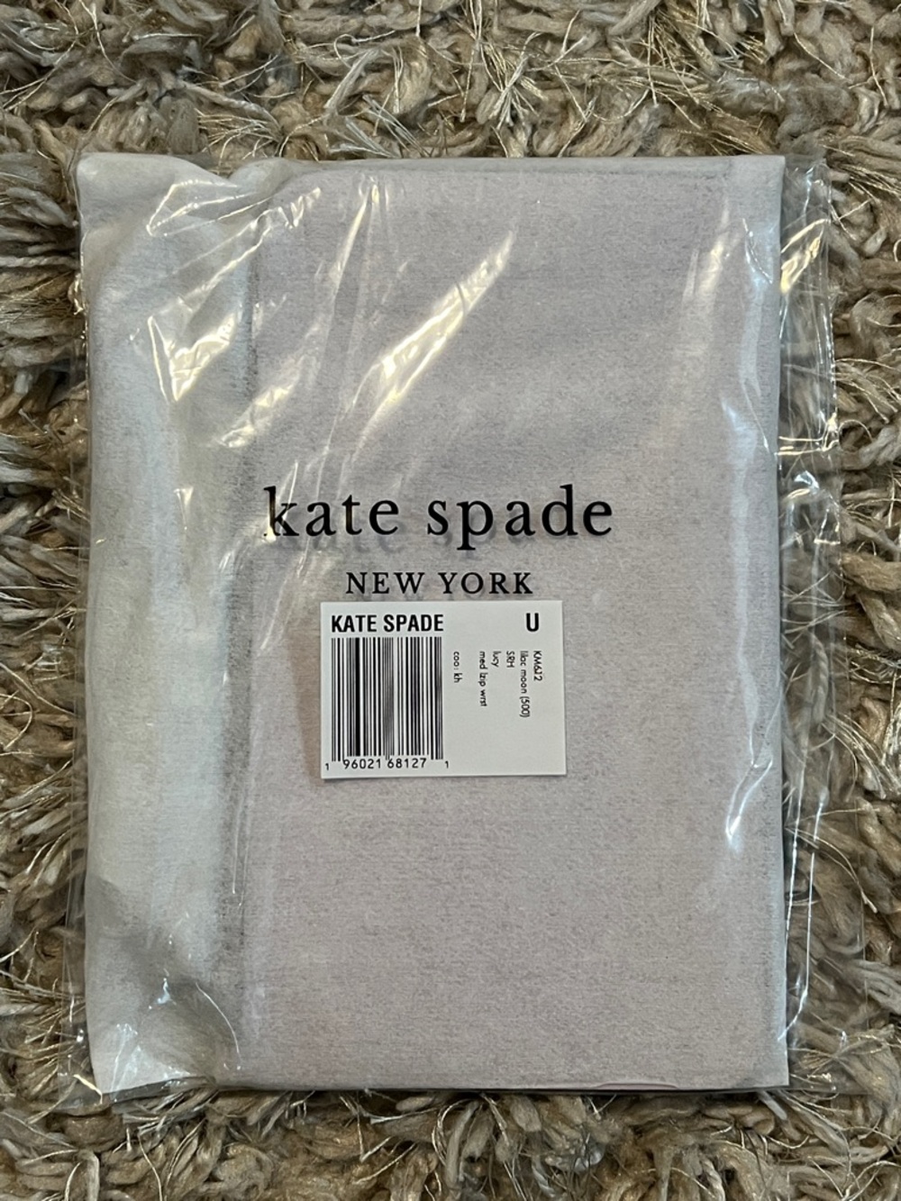 Kate Spade Lucy Crinkle Patent Medium L-Zip Wristlet - Picture 2 of 4